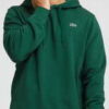 LACOSTE Hooded Fleece Sweatshirt tmavě zelená S