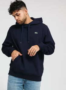 LACOSTE Hooded Fleece Sweatshirt navy XL