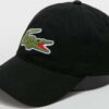 LACOSTE Large Logo Cap černá