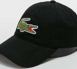 LACOSTE Large Logo Cap černá