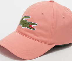 LACOSTE Large Logo Cap lososová