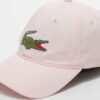 LACOSTE Large Logo Cap světle růžová