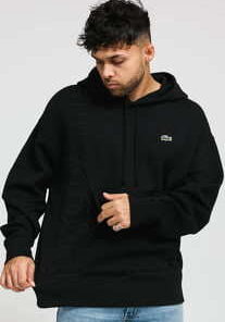 LACOSTE Live Hooded Embroidered černá XL