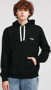 LACOSTE Men's Hooded Fleece Sweatshirt černá M