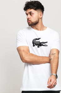 LACOSTE Men's Neckline T-Shirt bílé M