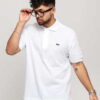 LACOSTE Men's Polo T-Shirt bílé XXL