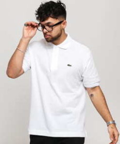 LACOSTE Men's Polo T-Shirt bílé XXL