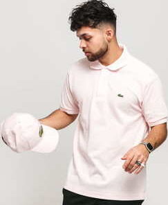 LACOSTE Men's Polo T-Shirt růžové L