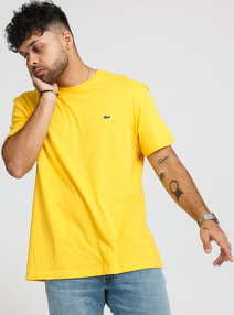 LACOSTE Men's Tee žluté L