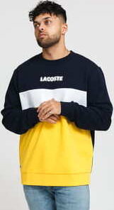 LACOSTE Sport Crewneck žlutá / navy / bílá XL