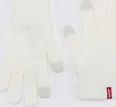 Levi's ® Ben Touch Screen Gloves bílé M