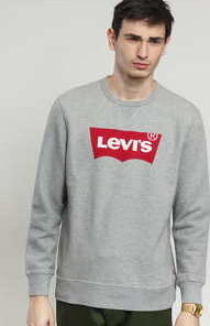 Levi's ® Graphic Crew B Add Crew T2 HM melange šedá XL