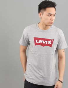 Levi's ® Graphic Setin Neck HM melange šedé 3XL