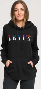 Levi's ® Graphic Sport Hoodie černá / multicolor L