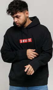 Levi's ® Relaxed Graphic Hoodie černá S