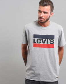 Levi's ® portawear ogo Graphic 84 melange šedé