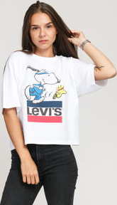 Levi's ® W Graphic Boxy Tee bílé L