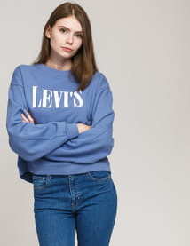 Levi's ® W Graphic Diana Crew modrá L