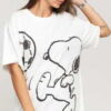 Levi's ® W Graphic Relaxed Oversize Snoopy Tee bílé L