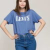 Levi's ® W Graphic Varsity Tee modré XS