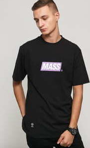 Mass DNM Big Box Medium Logo Tee černé S