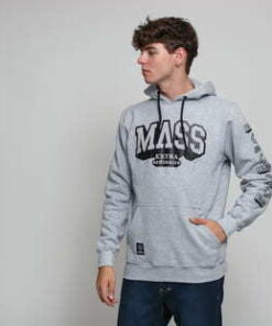 Mass DNM Hassle Hoody melange šedá S