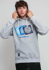 Mass DNM Replay Hoody melange šedá S