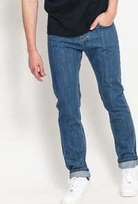 Mass DNM Signature Tapered Fit Jeans blue 32