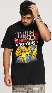 Mitchell & Ness Last Dance Bulls '93 Champs Tee černé M