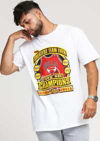 Mitchell & Ness Last Dance Bulls '96 Champs Tee bílé L