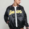 Mitchell & Ness NBA Lightweight Satin Jacket LA Lakers černá L