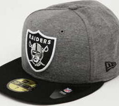 New Era 5950 Jersey Essential Raiders melange tmavě šedá / černá 7 1/8 (56.8 cm)