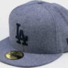 New Era 5950 MLB Chambray LA melange navy 7 5/8 (60.6 cm)