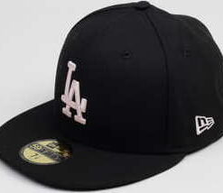 New Era 5950 MLB The League Essential LA černá / růžová 6 7/8 (54.9 cm)