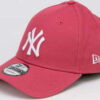 New Era 940 MLB League Essential NY tmavě růžová