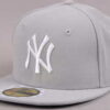 New Era Kids MLB League Basic NY C/O šedá 6 3/4 (54 cm)