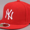 New Era Kids MLB League Basic NY C/O červená 6 3/4 (54 cm)