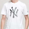 New Era MLB Paisley Print Monochrome Tee NY bílé / černé XL