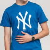 New Era MLB Seasonal Team Logo Tee NY modré L