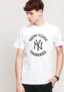 New Era MLB Tee NY bílé XL