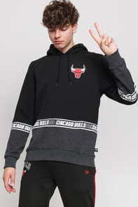 New Era NBA Colour Block Hoody Chicago Bulls M