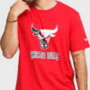 New Era NBA Split Logo Tee Chicago Bulls červené L