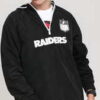 New Era NFL 1/4 Zip Windbreaker Raiders černá XL