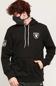 New Era NFL Chest Print Team Logo Hoody Raiders černá S