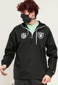 New Era NFL Windbreaker Raiders černá XL