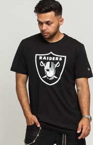 New Era Team ogo Tee Raiders C/O černé