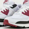 Nike Air Max 90 white / white - new maroon - black