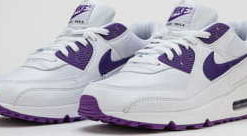 Nike Air Max 90 white / voltage purple - black EUR 47.5