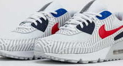 Nike Air Max 90 white / university red EUR 45