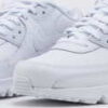 Nike Air Max 90 Leather (GS) white / white - metallic silver EUR 38